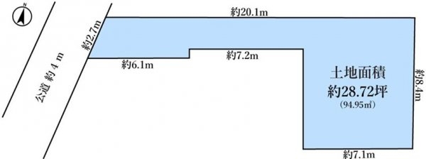 福生市熊川　売地　全2区画　B号区