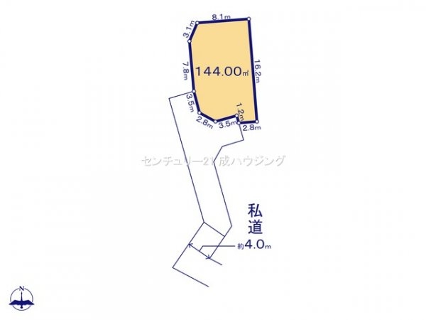 立川市柴崎町5丁目　売地　全4区画　3号区