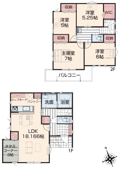 武蔵村山市伊奈平5丁目　新築　全2棟　1号棟