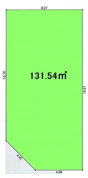 立川市若葉町1丁目　売地　全2区画　1号区