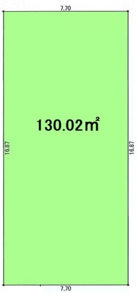 立川市若葉町1丁目　売地　全2区画　2号区