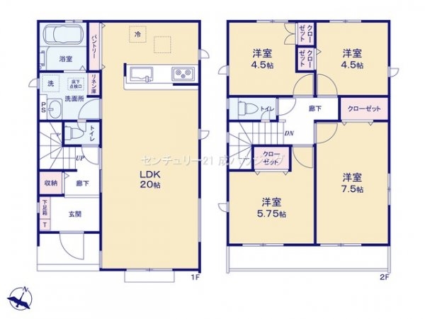 グラファーレ　東大和市芋窪6丁目　新築　全8棟　6号棟