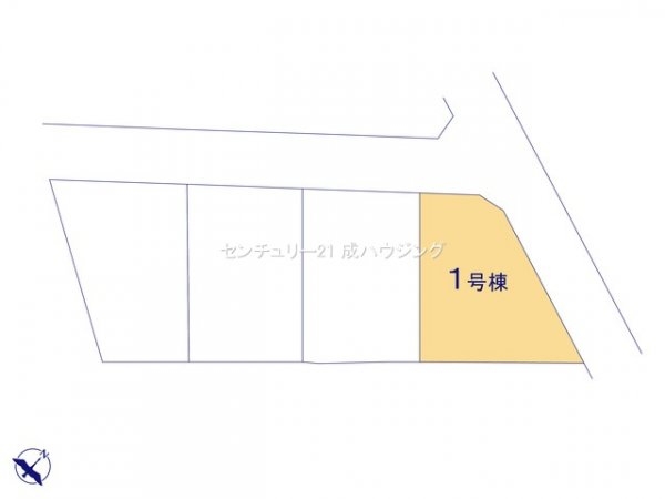 昭島市緑町2丁目　新築　全4棟　1号棟