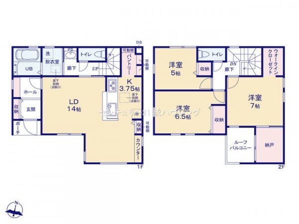 リーブルガーデン　東大和市清水6丁目新築　全14棟　6号棟