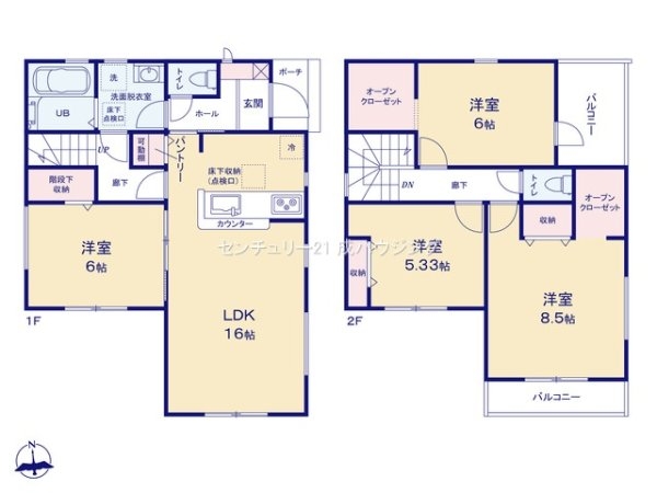 リーブルガーデン　あきる野市伊奈　新築戸建て　全2棟　2号棟