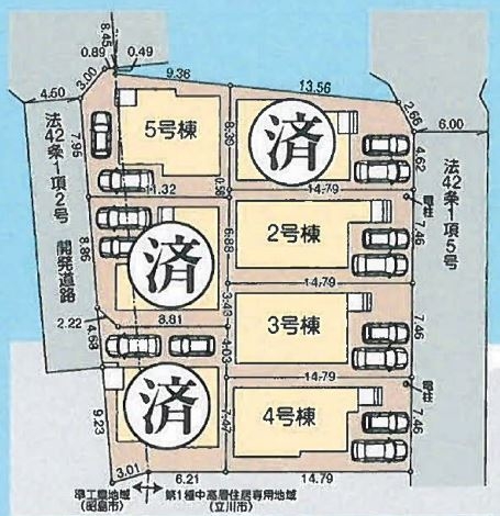 リーブルガーデン　立川市一番町1丁目　新築　全7棟　5号棟