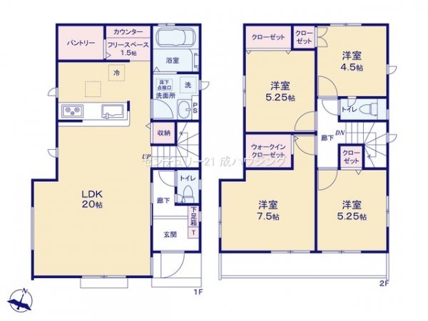 グラファーレ　東大和市芋窪6丁目　新築　全8棟　1号棟