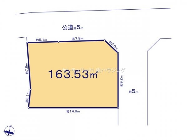 羽村市羽中2丁目　売地　全2区画　B号区