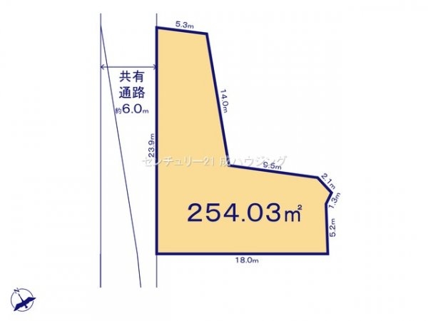 昭島市拝島町2丁目　売地