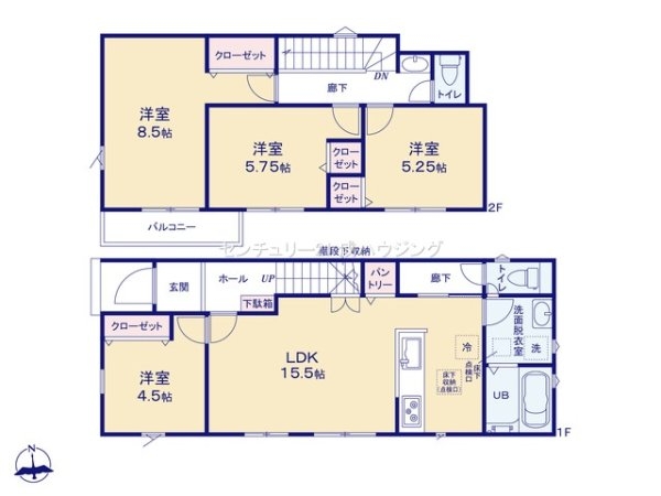 リナージュ　瑞穂町駒形富士山　新築　全6区画　1号棟