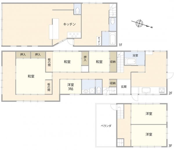 あきる野市五日市　売住宅付店舗