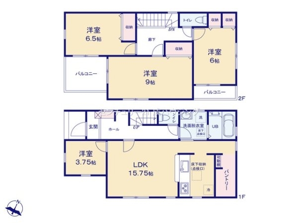 リーブルガーデン　瑞穂町箱根ケ崎西松原　新築　全1棟