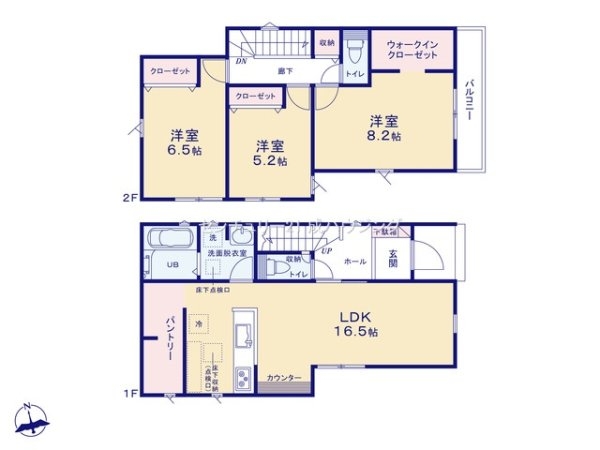 リナージュ　瑞穂町二本木　新築　全5棟　3号棟