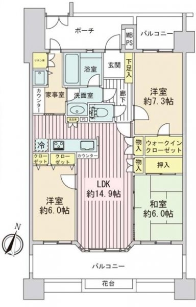 レクセルマンション福生第二