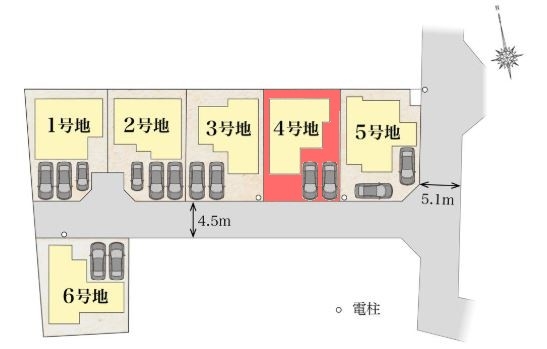 東大和市奈良橋5丁目　新築　全6棟　4号棟