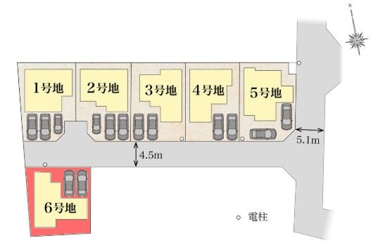 東大和市奈良橋5丁目　新築　全6棟　6号棟