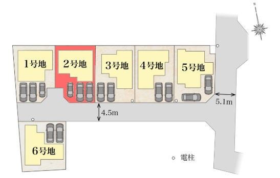 東大和市奈良橋5丁目　新築　全6棟　2号棟