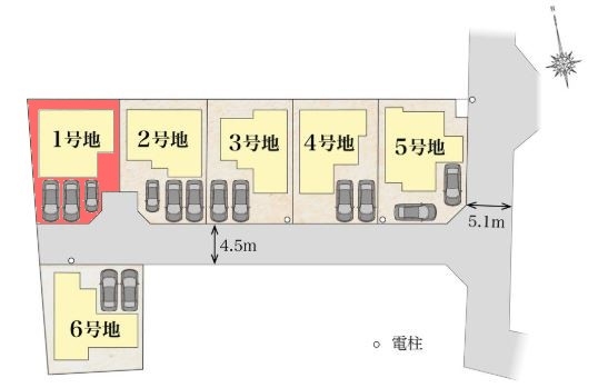 東大和市奈良橋5丁目　新築　全6棟　1号棟
