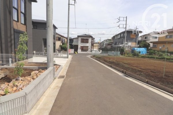東大和市奈良橋5丁目 新築 全6棟 3号棟(前面道路含む現地写真)