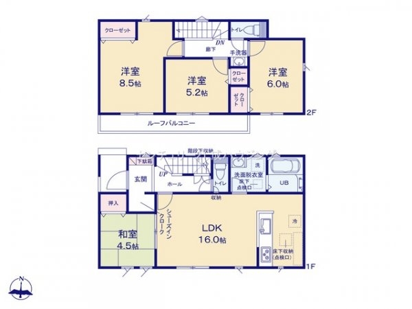 リナージュ　あきる野市伊奈　新築　全1棟