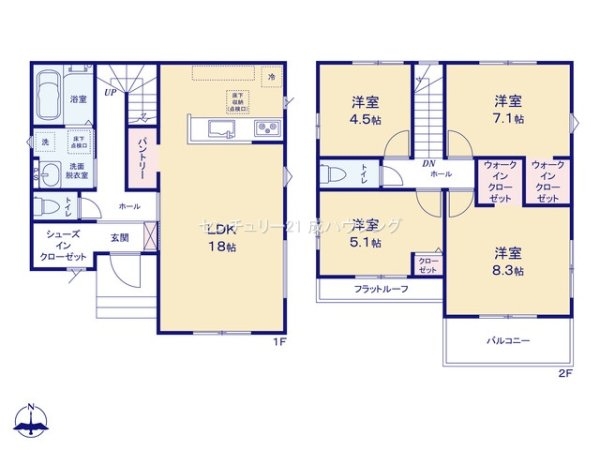 立川市西砂町2丁目　新築　全1棟