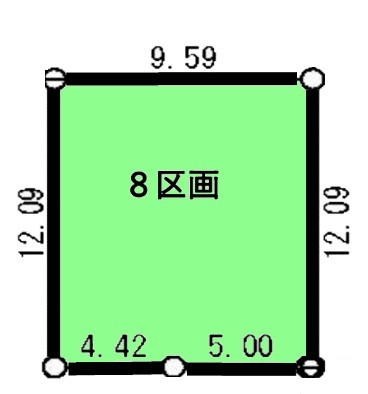 立川市柏町2丁目　売地　全8区画　8号区