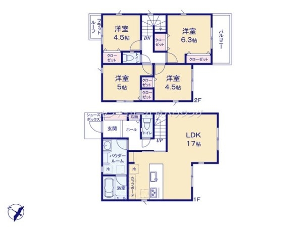 福生市福生　新築　全3棟　3号棟