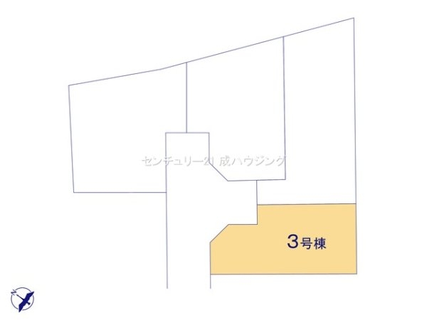 福生市福生　新築　全3棟　3号棟