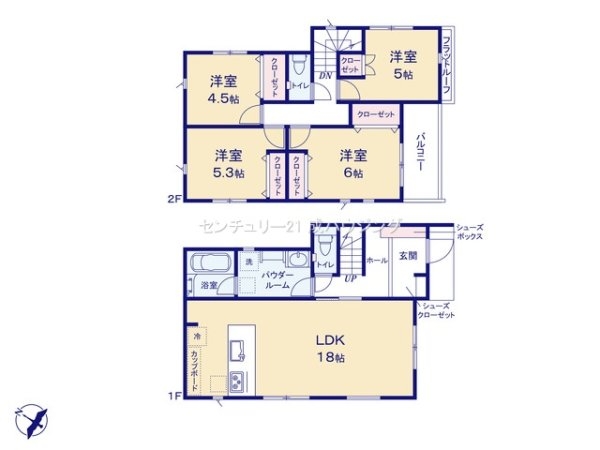 福生市福生　新築　全3棟　1号棟