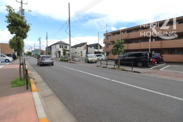 東大和市立野1丁目 新築 全4棟 2号棟(前面道路含む現地写真)