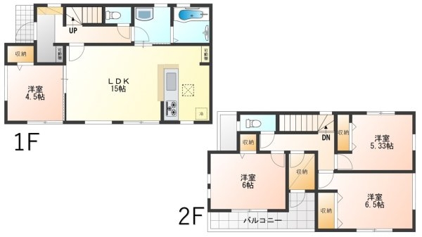 リーブルガーデン　東大和市狭山5丁目　新築　全8棟　6号棟