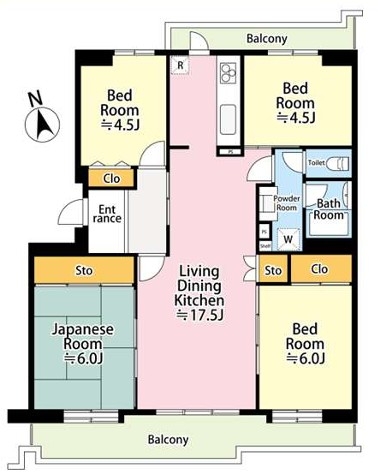 つつじヶ丘ハイツ北１８号棟