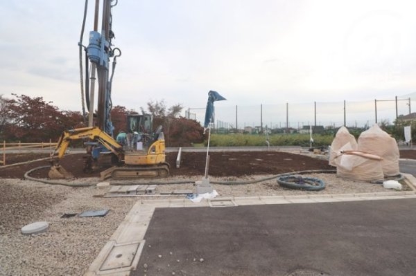 立川市柏町4丁目の土地(前面道路含む現地写真)