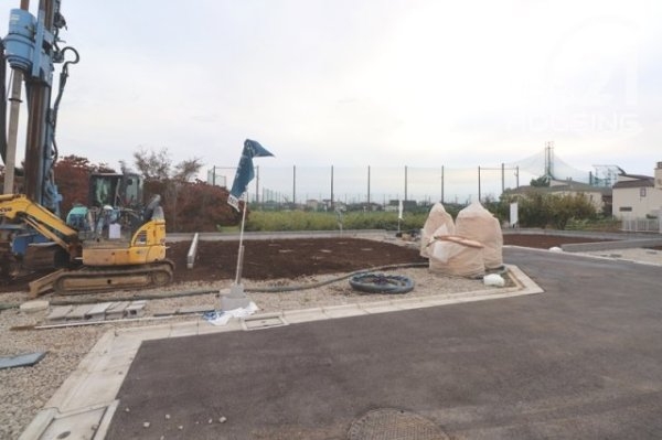 立川市柏町4丁目の土地(前面道路含む現地写真)