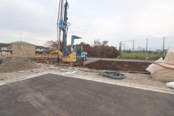 立川市柏町4丁目の土地(前面道路含む現地写真)