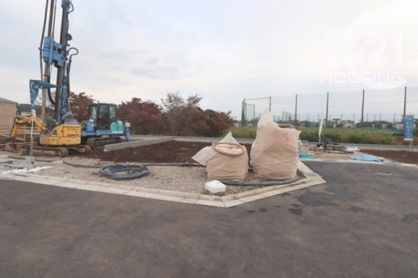 立川市柏町4丁目の土地(前面道路含む現地写真)