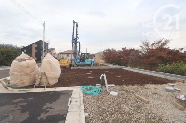 立川市柏町4丁目の土地(前面道路含む現地写真)