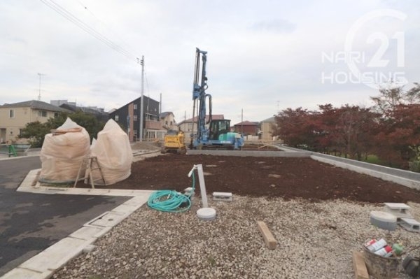 立川市柏町4丁目の土地(前面道路含む現地写真)