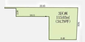 立川市柏町4丁目　売地　全8区画　3号区