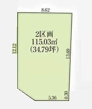 立川市柏町4丁目　売地　全8区画　2号区