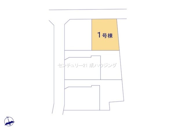 ブルーミングガーデン　東大和市蔵敷2丁目新築　全6棟　1号棟