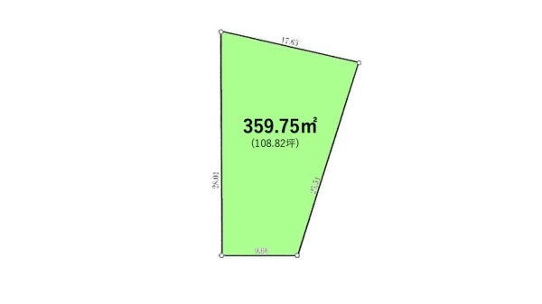 東大和市狭山3丁目　売地　全3区画　3号区