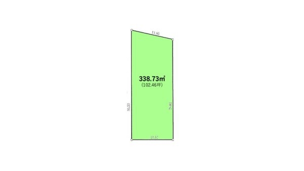 東大和市狭山3丁目　売地　全3区画　2号区