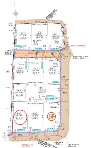 リーブルガーデン　あきる野市牛沼　売地　全11区画　11号区
