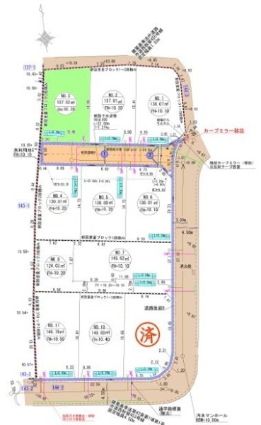 リーブルガーデン　あきる野市牛沼　売地　全11区画　3号区