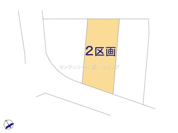 羽村市川崎3丁目　売地　全3区画　2号区