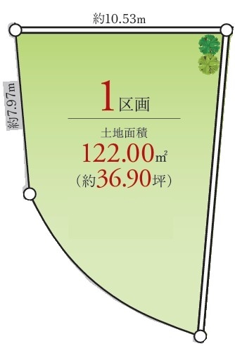 羽村市川崎3丁目　売地　全3区画　1号区