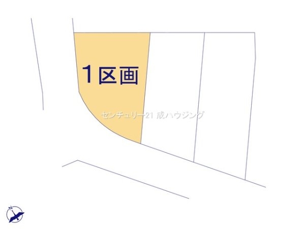 羽村市川崎3丁目　売地　全3区画　1号区