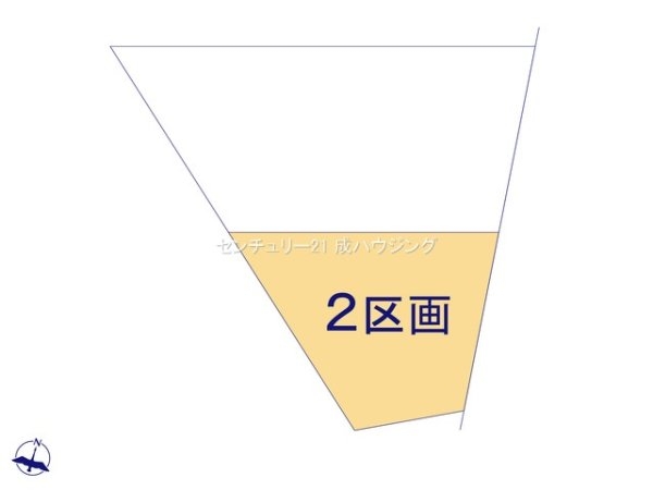 福生市福生　売地　全2区画　2号区