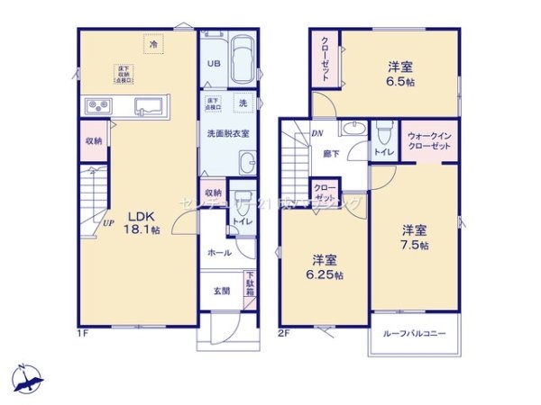リナージュ　瑞穂町箱根ケ崎東松原　新築　全3棟　3号棟